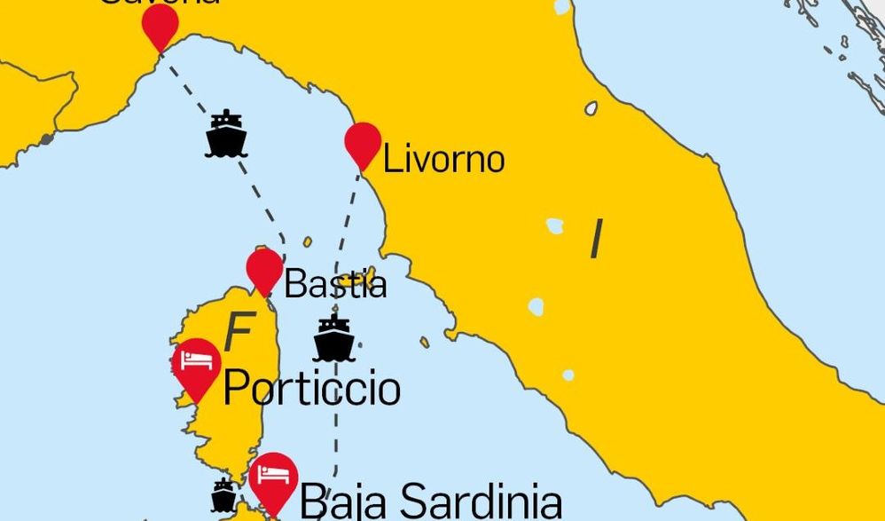 Korsika - Sardinien